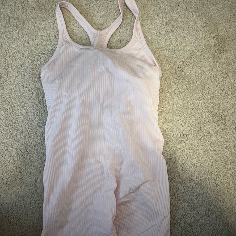 Pink lululemon tank top